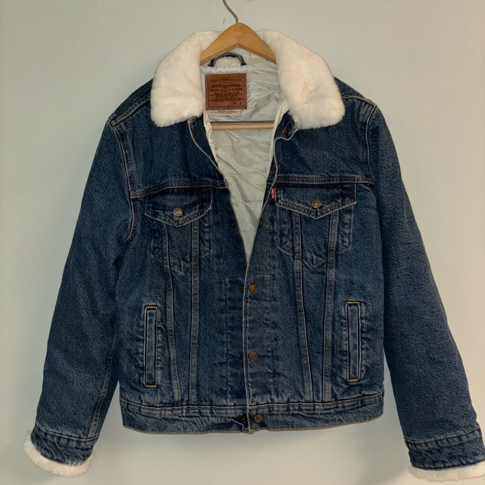 🔥HOT🔥 Levis Denim Jacket Denim-Color